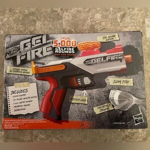 Nerf Gel Fire Blaster in Red and White